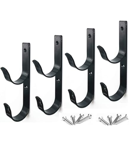 2 Poolstangen-Aufhänger Mit Doppelhaken - Praktische Halterung Für Poolzubehör Wie Kescher, Bürsten & Schläuche