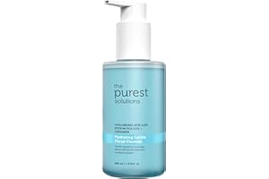 The Purest Solutions Hydrating Gentle Facial Cleanser (0,5% Hyaluronic Acid & 0,5% Sodium PCA Ceramide) - Exfoliating Salicylic Acid Cleanser for All Skin Types - Vegan | Cruelty Free (200 ml)