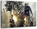 Produktbild Transformers Format 120x80 cm Bild auf Leinwand, XXL riesige Bilder fertig gerahmt mit Keilrahmen, Kunstdruck auf Wandbild mit Rahmen