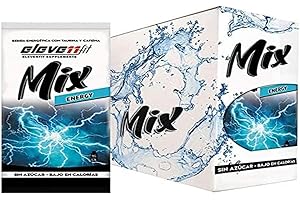 ELEVENFIT Eleven Fit Mix Instantáneo Sabor Energy | Prepara 1.5L de Bebida Saludable, Sin Azúcar y Baja en Calorías | Ideal para Mezclar con Agua y Mejorar tu Dieta | Caja de 24 Sobres