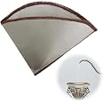 Filtro Moka In Acciaio Inox 304, Imbuto A Rete Per 1-4 Tazze, Riutilizzabile Per Caffettiera