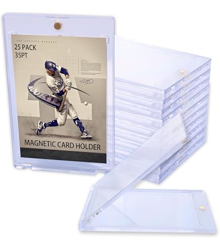 Mcbazel 35PT Magnetic Card Holders - Box Of 10, Hard Protective Cases For Trading Cards - View #10