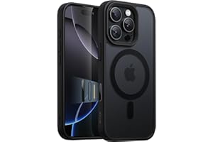 ‎JETECH JETech Etui Magnetyczne dla iPhone 16 Pro Max 6,9 Cala z Przycisk Przechwytywania Sterowania Aparatu, Kompatybilne z MagSafe, Półprzezroczysty Matowe Tył Szczupły Osłona na Telefon (Tytan Czarny)