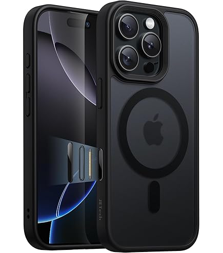 WSKEN Protecteur D'objectif D'appareil Photo Pour IPhone 16 Pro/iPhone 16 Pro Max – Mat [Test Incassable] Protecteur D'écran En Verre Trempé 9H Résistant Aux Rayures Anneau En Métal Accessoires Noir