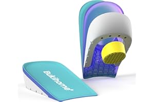 (1 Par) Bukihome Taloneras para Zapatos, Taloneras para Corregir Fascitis Plantar y Espolón Calcáneo - S(37-40)-1.5cm