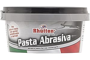 RHÜTTEN Rhutten, Pasta Abrasiva per Carrozzeria Auto, Vernici Metallizzate e Non, Rimuovi Graffi Superficiali, Resti di Gomma e Vernice, 150ml