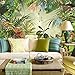 Produktbild HUANGYAHUI Wandbilder Der Tropische Regenwald 3D Dschungel Tapete Grüne Pflanzen Wandmalereien Cafe Restaurant Hintergrundbild Für Das Wohnzimmer Gedruckt.