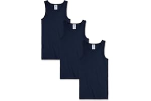 Sanetta Jungen-Unterhemd (Dreierpack) | Hochwertiges und nachhaltiges Unterhemd für Jungen aus Bio-Baumwolle. Inhalt: 3er Set Unterwäsche für Jungen