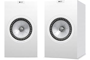 KEF Q350 Bookshelf Speakers, Passive, Satin White (Pair)