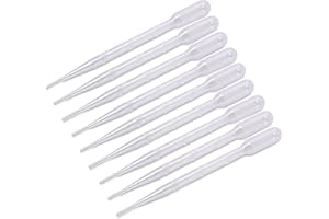 Suneast Lot de 50 pipettes de transfert en plastique de 10 ml pour huiles essentielles, parfum, maquillage
