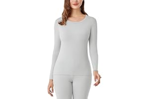 LAPASA Pacco da 2 o 1 Maglia Termica Donna Manica Lunga Fodera in Micro Pile - Pigiama Abbigliamento Intimo Canottiera Calda Elegante Elastica Traspirante Sportiva L15/L39/L42