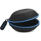 Florican Earphone Carry Case, Multi Use Storage Travel Organiser for Earphones, SD Cards, Pen Drives, Coins with in-Built Anti Scratch Mesh Pocket (Blue)