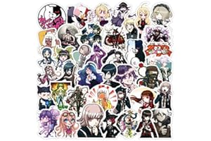 TACOMEXI Confezione di adesivi Danganronpa 100 pezzi, adesivo in vinile per bottiglie d'acqua, notebook, skateboard, regalo per adulti, bambini e adolescenti