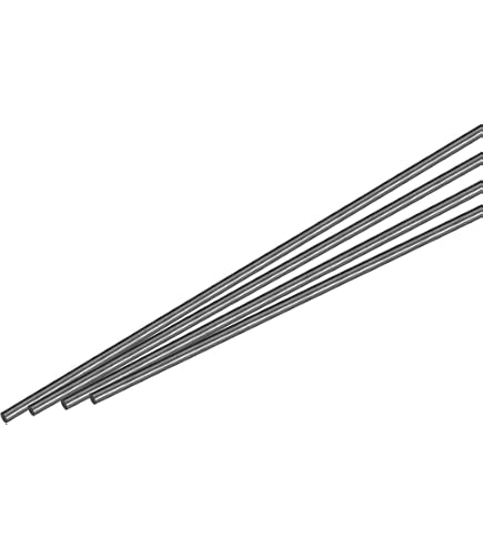 QUARKZMAN 4 Barres Plates En Fibre De Carbone 1x5mm 200mm – Ultra-Résistantes & Légères Pour Drones RC, Avions, Cerfs-Volants & Plus