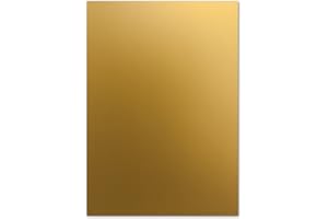 FarbenFroh by GUSTAV NEUSER 25x A4 Carton-Carte - Couleur: Or métallique - 210 x 297 mm - 250 g/m² - Papier Tonique Carton Photo Papier de Bricolage Carton d'argile