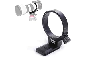 ISHOOT Latest Metal Lens Support Collar Tripod Mount Ring for Sony FE 70-200mm f/4 G OSS SEL70200G -Bottom is Camera Quick Release Plate