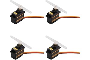4ST EMAX ES08MA II 12g Mini Metal Gear Analog Servo Motor Drive Stötsäker Stabil Maskin Kompatibel för RC-modell