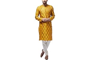 Sojanya Kurta & Churidar Herren-Pyjama-Set aus Jacquard-Seide seit 1958