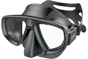 Seac Extreme 50, Maschera da Subacquea e Pesca in Apnea con Lenti Ottiche Opzionali Unisex Adulto, Trasparente/Blu, Taglia Unica