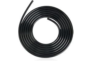 NAZAZ 3 mm di diametro interno 3 m silicone ad alta temperatura ad alte prestazioni linea di tubo sottovuoto tubo universale - ideale per automotive, tubo aria compressa, mini moto benzina