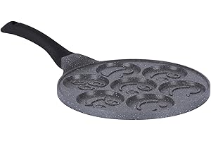 Aeternum, Madame Petravera 3.0, Piastra Pancake Antiaderente, Adatta a Induzione, Diametro 26 cm, Grigio