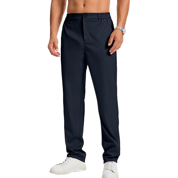 Runcati Chinobroek voor heren, losse vrijetijdsbroek, elegante kostuumbroek, stijlvolle stoffen broek, herenbroek voor zakelijk gebruik, abrikoos, L Runcati Chinobroek voor heren, losse vrijetijdsbroek, elegante kostuumbroek, stijlvolle stoffen broek, herenbroek voor zakelijk gebruik, abrikoos, L