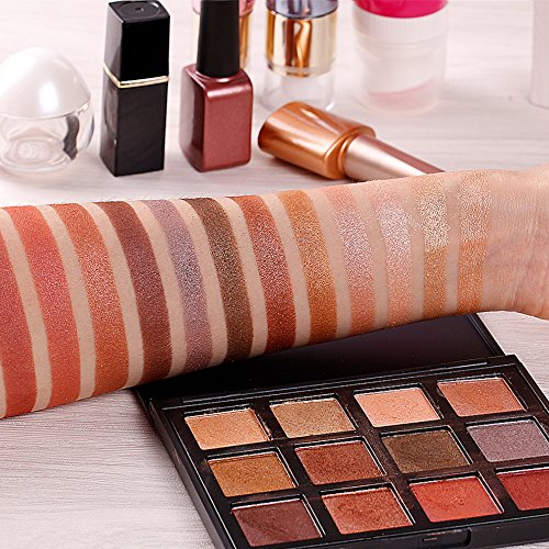 DE’LANCI 12 Farbe Lidschatten Palette Wasserdichte Makeup Lidschatten Kit - 2