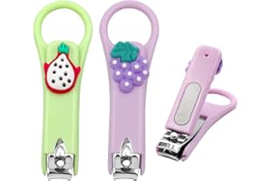 JMBABE Nail Clippers Set, Kids Nail Clipper, 2 Pieces Nail Clippers, Manicure Sets Stainless Steel Nail Clippers Pedicure Kit Grooming Tools Nail Cutter for Women,Men,Children