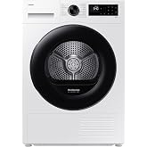 Samsung Dryer Heat pump 8 kg Class C White DV80DG52B0AEEC | Saves up to 20% energy thanks to artificial intelligence, Optimal