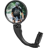 ROCKBROS Bisiklet Aynası Evrensel 360&deg; D&ouml;ner Dikiz Aynası HD Bisiklet Aynası E-Bisiklet MTB Yol Bisikleti i&ccedil;in Katlanır Bisik