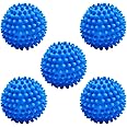 5 Stücke Trockner Ball, Wiederverwendbare Dryer Balls,Wäsche Wäschetrockner Trocknen Ball, igelball, Trocknerkugeln für Trock