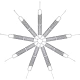 9 Pack Cellphones SIM Card Tray Opening Removal Tool Ejector Pin Needle Compatible with All iPhone Apple iPad HTC Samsung Galaxy Smartphone Watchchain Link Remover