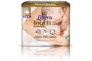 Libero Touch Premature Baby Nappies - 0-2.5kg (1 Pack of 24)