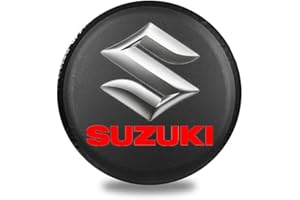 HCXYSZLB Cubierta de llanta de Refacción para Suzuki Grand Vitara,Coche Funda Rueda Repuesto Impermeable Prueba de Polvo Protección Ruedas Neumático Bolsa de Almacenamiento Funda,15inch