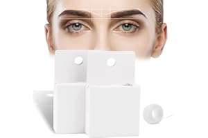 SENBALER 2 Pezzi Filo per Progettazione Sopracciglia,Mappatura Sopracciglia per Microblading,Mapping String Preinchiostrato per Tatuaggi Semipermanenti delle Sopracciglia