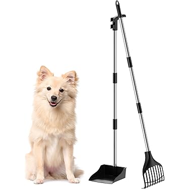 VacFreKep 80 cm poepschep voor honden en katten met lang handvat