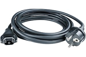 JUYLTOOL BC-05 AC Kabel 2M 5M, BC-05 Buchse zu Schuko Stecker Anschlusskabel Verlängerungskabel, BC-05 Kabel for Serie HMS-Mikro-Wechselrichter Balkonkraftwerk Kabel