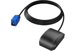 TUOLNK Antenne GPS Fakra C Femelle, Antenne GPS Voiture, câble coaxial de Navigation GPS pour récepteurs GPS, système de Navigation GPS 3m