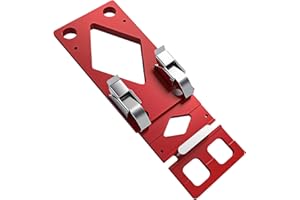 LOMHYVE Rail de guidage à angle droit 90°, butée angulaire Rail de guidage, compatible avec les rails de guidage Festool et Makitas, scies circulaires électriques Pince pour rail de guidage pour bois/métal