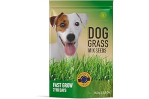 R&R SHOP - Mezcla de Semillas de Hierba para Perros, Crecimiento Rápido para un Perro Feliz, Semillas Europeas (150gr)