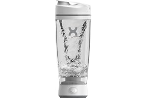 Promixx Original Shaker-Flasche - Batteriebetrieben für Glatte Protein-Shakes - BPA-frei, 600 ml Becher (Weiß)