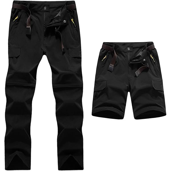 Pantalon Détachable Homme Minetom - Randonnée, Coupe-Vent, Séchage Rapide - Convertible En Short