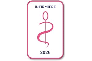 SIGNAL SAFETY Autocollant Sticker - Vignette Caducée 2026 pour Pare Brise en Vitrophanie - V6 Infirmière