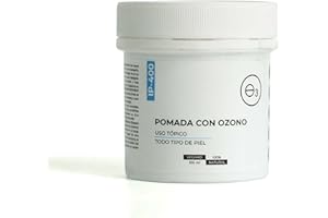 OZONO D´OR OZONO D'OR - Pomada Cicatrizante 100% natural BIO con Ozono | Crema Piel Atopica | Crema Cicatrizante heridas piel, Quirurgicas, Psoriasis, Quemaduras, Dermatitis Atopica | Crema Antiescaras. 100 ml.