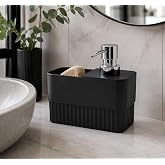 SUWORS S&uuml;ngerlikli Sıvı Sabunluk - 2'si 1 Arada Mutfak ve Banyo Tezgah &Uuml;st&uuml; D&uuml;zenleyici - Modern Tasarım, Pratik Kullanımlı S