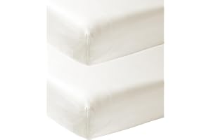Meyco dra-på-lakan 2-pack sidosäng 50x90cm Jersey Offwhite | 100 % bomull - Oeko Tex-certifierad - Lakan med resår - Resår ru