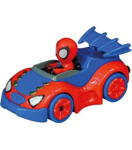 Jada Marvel RC Spidey Racer 27cm - Voiture Radio-Commandée Spidey Avec Fonction Turbo - Dès 3 Ans