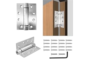 MARIE Door Closer Spring, Automatic Door Closer Indoor Outdoor Heavy Duty Door Stopper, Adjustable Gate Spring Closer Hinge for Garden Gates, Wooden Doors, Metal Gate, UPVC Door