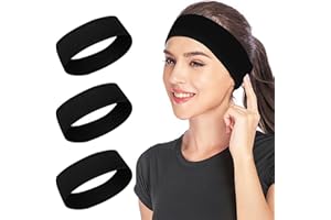 Sularpek Diadema Elástica, Bandas para el Sudor, Diadema de Yoga Deportivo,Diadema Deportiva Antideslizante, Cinta Sudor Cabeza de Mujer y Hombre para Yoga, Fitness