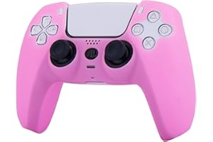 G-MOTIONS - Custodia per controller PS5 - Bellissima custodia in silicone che vi permetterà di personalizzare, proteggere e migliorare il grip del tuo controller Playstation 5 (rosa)